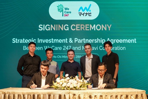 Tập đoàn Nhật Mynavi hợp tác chiến lược với Công ty WeCare 247- Ảnh 1. WeCare 247 và Tập đoàn Mynavi chính thức ký kết hợp tác chiến lược nhằm nâng tầm chăm sóc sức khỏe cho người cao tuổi và người bệnh tại Việt Nam