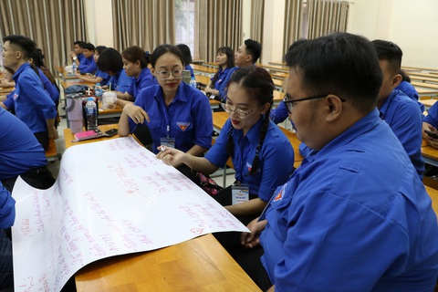 Khai mạc Liên hoan bí thư chi đoàn giỏi toàn thành lần 7- Ảnh 7. Liên hoan bí thư chi đoàn giỏi toàn thành diễn ra từ ngày 7 đến 9-6 tại Trường Đoàn Lý Tự Trọng và tỉnh Bà Rịa - Vũng Tàu - Ảnh: BÌNH MINH