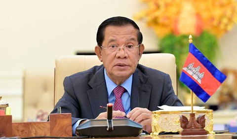 Chủ tịch Thượng viện Campuchia Hun Sen - Ảnh: KHMER TIMES Chủ tịch Thượng viện Campuchia Hun Sen - Ảnh: KHMER TIMES