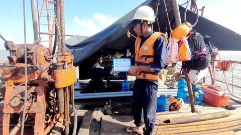 Mỏ cát biển tại tỉnh Sóc Trăng đã được đánh giá có trữ lượng lên đến 680 triệu m3 - Ảnh: M.T. Mỏ cát biển tại tỉnh Sóc Trăng đã được đánh giá có trữ lượng lên đến 680 triệu m3- Ảnh: M.T.