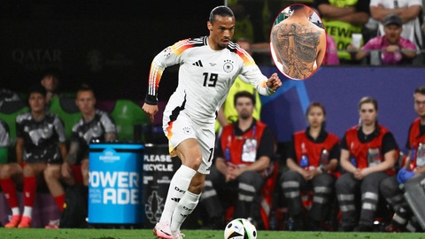 Sao tuyển Đức tại Euro 2024 Leroy Sane hối hận vì hình xăm khủng- Ảnh 1. Sao tuyển Đức tại Euro 2024 Leroy Sane hối hận vì hình xăm trên lưng