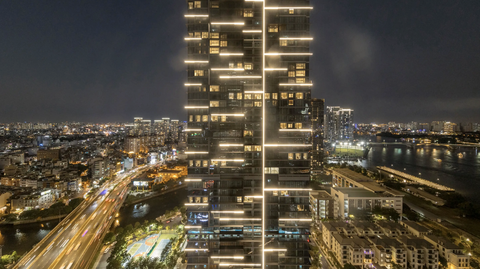 Masterise Homes bàn giao sổ hồng các căn hộ hàng hiệu Marriott- Ảnh 2. Khu căn hộ hàng hiệu Marriott tại tòa Lake, Grand Marina, Saigon đã chào đón các cư dân về sinh sống - Ảnh: Masterise Homes