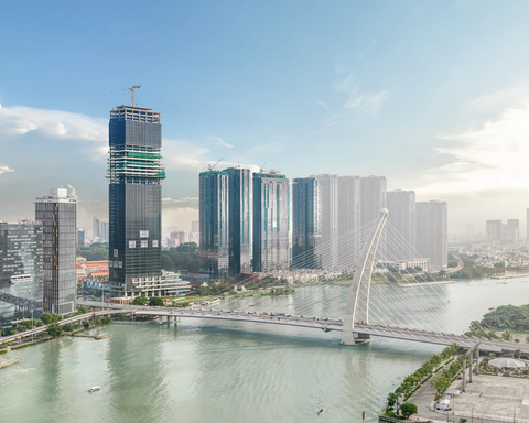 Masterise Homes bàn giao sổ hồng các căn hộ hàng hiệu Marriott- Ảnh 3. Các cấu phần của Grand Marina, Saigon đang ngày càng hoàn thiện - Ảnh: Masterise Homes