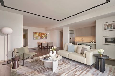 Masterise Homes bàn giao sổ hồng các căn hộ hàng hiệu Marriott- Ảnh 4. Bên trong căn hộ hàng hiệu Marriott tại tòa Lake, Grand Marina, Saigon - Ảnh: Masterise Homes
