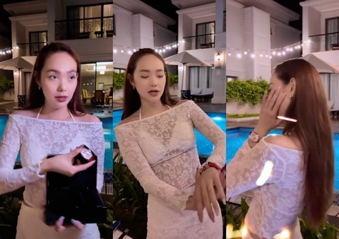 Minh Hằng đáp trả gắt khi đang yên lành bị gọi 'con giáp thứ 13'- Ảnh 2. Minh Hằng khoe quà khủng là đồng hồ vàng nguyên khối được chồng tặng sinh nhật