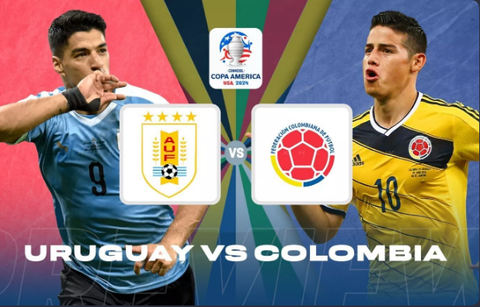 Máy tính soi tỉ số Copa America 2024: Colombia thắng Uruguay- Ảnh 1. Máy tính dự đoán đội tuyển Colombia sẽ đánh bại Uruguay ở bán kết Copa America 2024 - Đồ họa: AN BÌNH