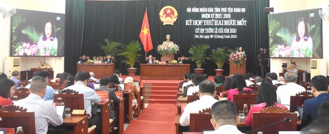 Quang cảnh kỳ họp lần thứ 21 HĐND tỉnh Phú Yên khóa VIII - Ảnh: DUY THANH Quang cảnh kỳ họp lần thứ 21 HĐND tỉnh Phú Yên khóa VIII - Ảnh: DUY THANH