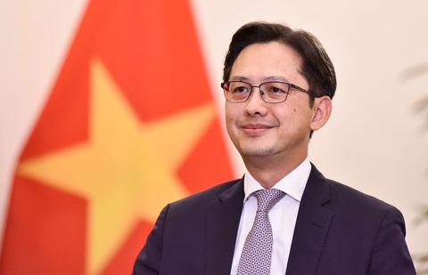 Chuyến thăm Lào, Campuchia của Chủ tịch nước Tô Lâm có ý nghĩa to lớn- Ảnh 2. Thứ trưởng Bộ Ngoại giao Đỗ Hùng Việt - Ảnh: Bộ Ngoại giao cung cấp