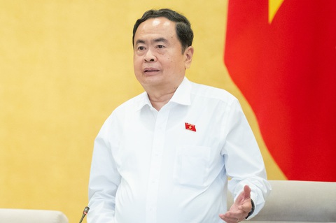 Chủ tịch Quốc hội Trần Thanh Mẫn nói về 2 diễn đàn 'rất mới, lần đầu Quốc hội thực hiện'- Ảnh 1. Chủ tịch Quốc hội Trần Thanh Mẫn - Ảnh: GIA HÂN