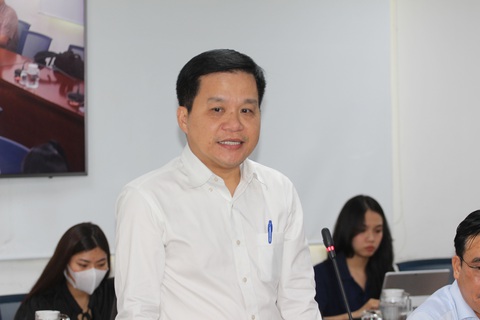 Giám đốc HCDC: 'TP.HCM chưa xuất hiện ca bệnh bạch hầu'- Ảnh 1. Giám đốc Trung tâm Kiểm soát bệnh tật TP.HCM (HCDC) Nguyễn Hồng Tâm thông tin tại họp báo - Ảnh: T.N.