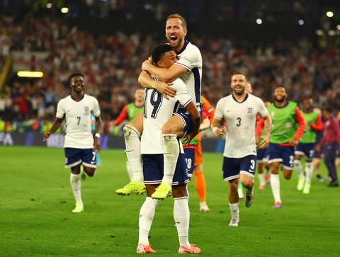 Thắng ngược Hà Lan 2-1, tuyển Anh vào chung kết Euro 2024- Ảnh 1. Thắng Hà Lan, tuyển Anh giành vé vào chung kết Euro 2024 - Ảnh: REUTERS