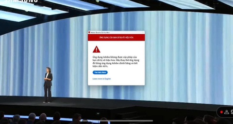 Ảnh vui 11-7: Đang livestream thì lộ sử dụng phần mềm lậu- Ảnh 1. Gói bản quyền phần mềm chỉnh sửa hình ảnh, video chính hãng hiện đang là 30 USD/tháng, khoảng 9 triệu đồng/năm.