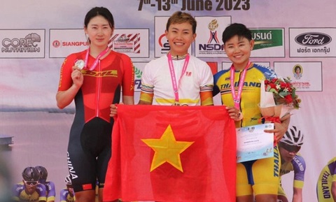 Nguyễn Thị Thật khi giành HCV Giải vô địch châu Á tại Thái Lan và đoạt vé đến Olympic - Ảnh: VCF Nguyễn Thị Thật khi giành HCV Giải vô địch châu Á tại Thái Lan và đoạt vé đến Olympic - Ảnh: VCF