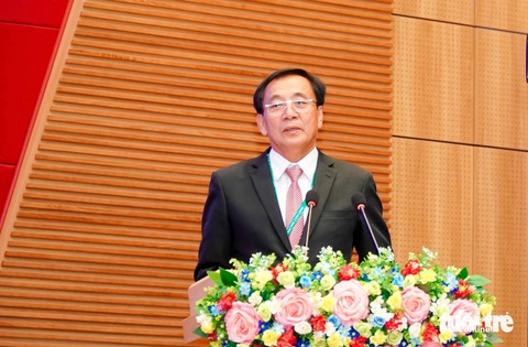 Việt Nam đào tạo lưu học sinh Lào nhiều nhất thế giới- Ảnh 2. Ông Phankhavong Samlane - thứ trưởng Bộ Giáo dục và Thể thao Lào - Ảnh: CHÍ HẠNH