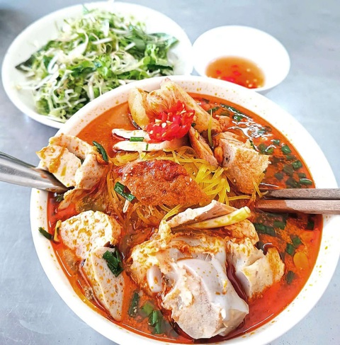 MÌ quảng Nha Trang - món mì đặc trưng của thành phố biển - Ảnh: TRẦN HOÀI MÌ quảng Nha Trang - Ảnh: TRẦN HOÀI