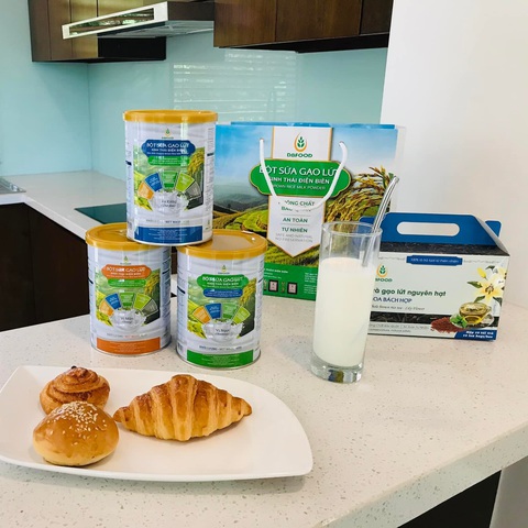 Các dòng sản phẩm của DBFood được chế biến từ hạt gạo hữu cơ, giàu dinh dưỡng Các dòng sản phẩm của DBFood được chế biến từ hạt gạo hữu cơ, giàu dinh dưỡng