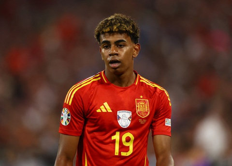5 'chìa khóa' giúp Anh đánh bại Tây Ban Nha ở chung kết Euro 2024- Ảnh 4. Yamal đang là ngôi sao sáng nhất của Tây Ban Nha - Ảnh: REUTERS