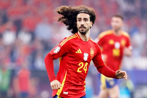 ‘Đầu xù’ Cucurella nhuộm tóc đỏ nếu Tây Ban Nha vô địch Euro 2024- Ảnh 1. ‘Đầu xù’ Cucurella hứa nhuộm tóc đỏ nếu Tây Ban Nha vô địch Euro 2024