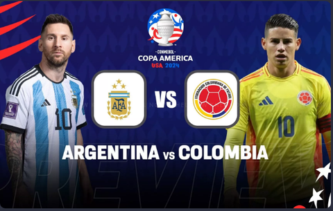 Máy tính soi tỉ số Copa America 2024: Argentina đánh bại Colombia- Ảnh 1. Máy tính dự đoán đội tuyển Argentina sẽ đánh bại Colombia ở chung kết Copa America 2024 - Ảnh: REUTERS