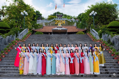 Thí sinh Hoa hậu Du lịch Việt Nam 2024 khoe dáng nóng bỏng khi trình diễn bikini- Ảnh 8. Sau đêm thi, các thí sinh Hoa hậu Du lịch Việt Nam 2024 tiếp tục các hoạt động trải nghiệm, đồng thời tích cực tập luyện chuẩn bị cho đêm chung kết diễn ra vào ngày 20-7