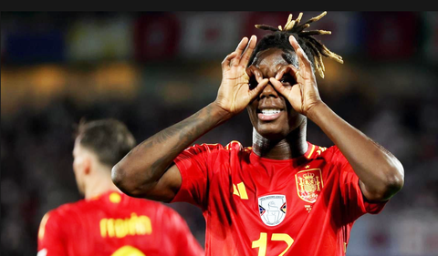 Tuyển Tây Ban Nha lục đục vì Nico Williams chói sáng ở Euro 2024- Ảnh 1. Nico Williams là tài năng trẻ nổi bật của tuyển Tây Ban Nha tại Euro 2024 - Ảnh: Getty