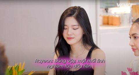 'Đảo thiên đường' tập 2: Màn lật kèo bất ngờ khiến thiên đường hóa 'địa ngục'- Ảnh 5. Rayeon khá thất vọng khi Minuk không chọn cô để hẹn hò. Với cô, đảo thiên đường bỗng thành... địa ngục!