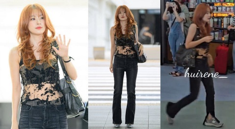 Nữ idol K-pop bị ‘ném đá’ vì đổi giày với quản lý ở sân bay- Ảnh 2. Seulgi bị fan