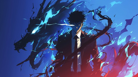 Top 10 anime đình đám nửa đầu năm 2024- Ảnh 4. Solo Leveling.