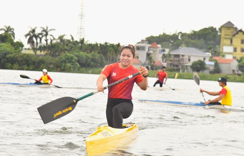 Vung mái chèo hướng đến Olympic- Ảnh 4. Nguyễn Thị Hương - niềm tự hào của thể thao Vĩnh Phúc - Ảnh: QUÝ LƯỢNG