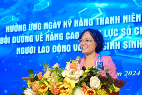 PGS. TS Nguyễn Thị Việt Hương - phó tổng cục trưởng Tổng cục Giáo dục nghề nghiệp - Ảnh: HÀ QUÂN PGS.TS Nguyễn Thị Việt Hương - phó tổng cục trưởng Tổng cục Giáo dục nghề nghiệp - Ảnh: HÀ QUÂN