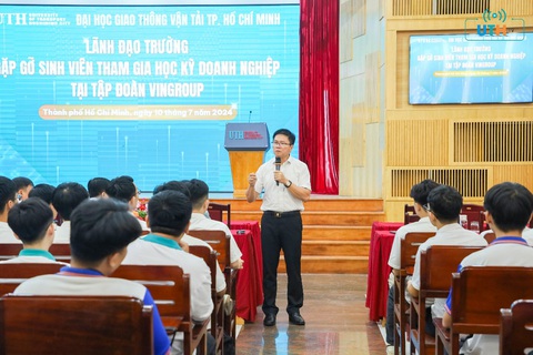 Sinh viên Giao thông vận tải TP.HCM 'thực chiến' với học kỳ doanh nghiệp- Ảnh 1. Sinh viên Giao thông vận tải TP.HCM 'thực chiến' với học kỳ doanh nghiệp- Ảnh 1.