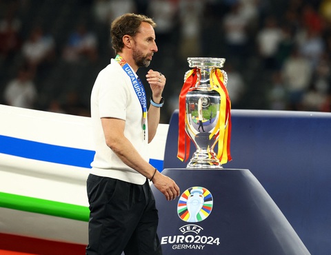 Chuyên gia Phan Anh Tú: Tuyển Anh nên thay HLV Southgate- Ảnh 2. Tương lai HLV Southgate được quan tâm sau Euro 2024 - Ảnh: REUTERS