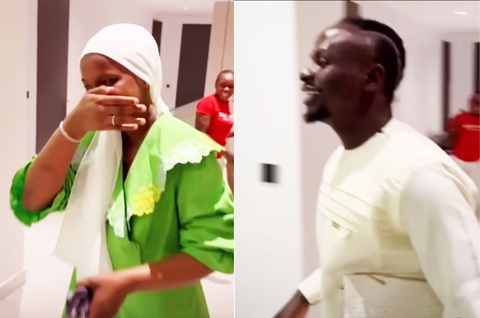 Sadio Mane mở tiệc mừng vợ trẻ tốt nghiệp trung học phổ thông- Ảnh 1. Aisha Tamba xúc động khi cùng chồng Sadio Mane mừng tốt nghiệp trung học phổ thông