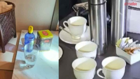 Giới chức Thái Lan đang điều tra các ly trà và cà phê có dấu hiệu được uống tại khách sạn để xác minh xem chúng có chứa chất độc hay không - Ảnh: khaosodenglish Giới chức Thái Lan đang điều tra các ly trà và cà phê có dấu hiệu được uống tại khách sạn để xác minh xem có chứa chất độc hay không - Ảnh: khaosodenglish