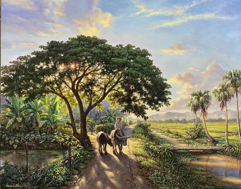 Ký ức quê hương qua nét vẽ của họa sĩ Lê Anh Thanh Ký ức quê hương qua nét vẽ của họa sĩ Lê Anh Thanh