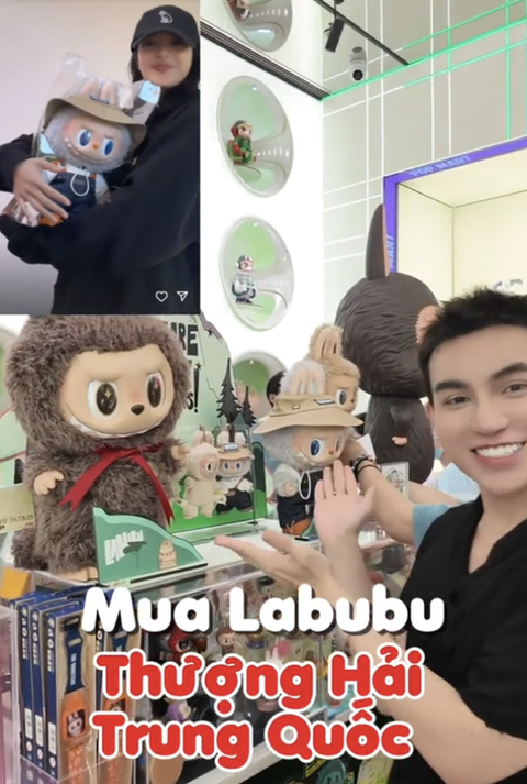 Labubu có gì để trở thành hiện tượng trong lòng giới trẻ?- Ảnh 5. Thậm chí, Call Me Duy còn sang hẳn Thượng Hải để