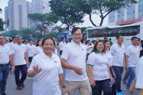 Chương trình đi bộ vinh danh doanh nghiệp của quận 5 tăng gấp đôi về quy mô- Ảnh 3. Chương trình đi bộ