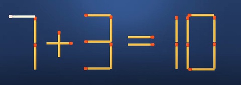 Thử tài IQ: Di chuyển một que diêm để 1+3=70 thành phép tính đúng- Ảnh 2.