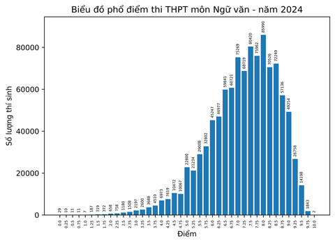Phổ điểm thi tốt nghiệp THPT 2024: 183.000 bài thi toán dưới trung bình- Ảnh 3. Phổ điểm thi tốt nghiệp THPT 2024: 183.000 bài thi toán dưới trung bình- Ảnh 3.