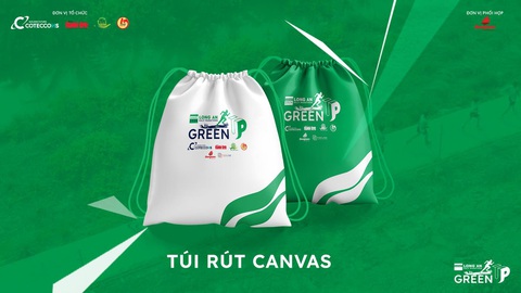 Race-kit đặc biệt của GreenUP Marathon - Long An Half Marathon 2024- Ảnh 4. Túi canvas dành cho các VĐV cũng được sản xuất từ chất liệu tái chế