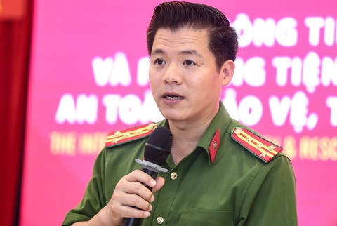 Tích hợp AI để phòng cháy chữa cháy và cứu nạn cứu hộ- Ảnh 1. Đại tá Nguyễn Minh Khương, phó cục trưởng Cục Cảnh sát phòng cháy chữa cháy và cứu nạn cứu hộ - Ảnh: GIANG NAM