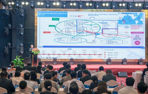 Cuộc đua logistics xanh, tăng sức cạnh tranh hàng Việt xuất khẩu- Ảnh 2. Nhiều hội thảo về logistics xanh, cập nhật các xu hướng được doanh nghiệp quan tâm - Ảnh: C.D