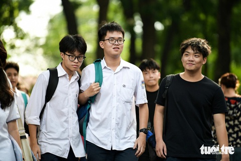 Học viện Công nghệ bưu chính viễn thông lấy điểm sàn xét tuyển 22- Ảnh 1. Thí sinh tham dự kỳ thi tốt nghiệp THPT năm 2024 - Ảnh: NAM TRẦN