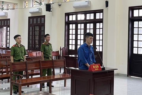 Giấu ngà voi trong lô hàng nhập sừng bò châu Phi, lãnh án 10 năm tù- Ảnh 1. Hoàng Văn Hảo bị tuyên mức án 10 năm tù liên quan việc nhập lậu số lượng lớn ngà voi về cảng Hải Phòng - Ảnh: ENV