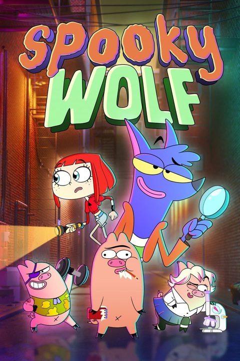 Thám tử lừng danh sói đại tài phá án trong thế giới cổ tích- Ảnh 1. Bộ phim Spooky Wolf gồm 26 tập, được sản xuất bởi Movimenti Production với phong cách kết hợp giữa các nhân vật 2D và bối cảnh live-action.