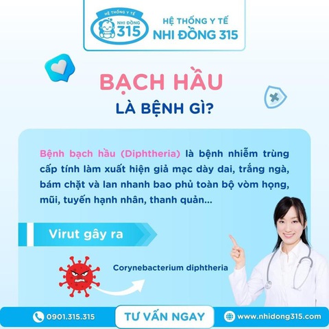 Bạch hầu bùng phát, ba mẹ nên cẩn trọng- Ảnh 1. Bạch hầu bùng phát, ba mẹ nên cẩn trọng- Ảnh 1.