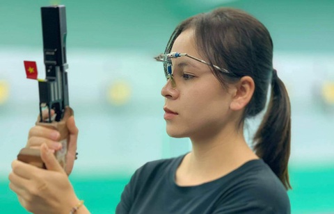 Trịnh Thu Vinh - niềm hi vọng của bắn súng Việt Nam tại Olympic 2024 - Ảnh: NVCC Trịnh Thu Vinh - niềm hi vọng của bắn súng Việt Nam tại Olympic 2024 - Ảnh: NVCC