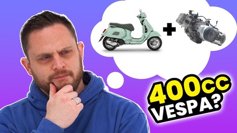 Vespa sẽ có xe tay ga phân khối lớn mạnh hơn Honda SH350i?- Ảnh 1. Có thông tin cho rằng Vespa sẽ sớm ra mắt một mẫu xe tay ga 400cc - Ảnh minh họa: BikeMatters