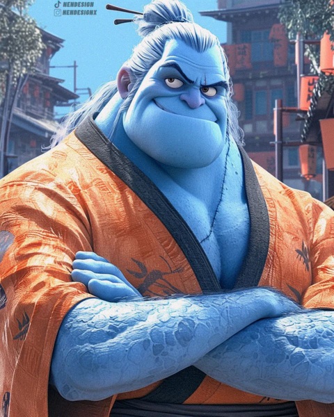 Các nhân vật 'One Piece' lạ mà quen theo phong cách DreamWorks- Ảnh 8. Các nhân vật 'One Piece' lạ mà quen theo phong cách DreamWorks- Ảnh 8.