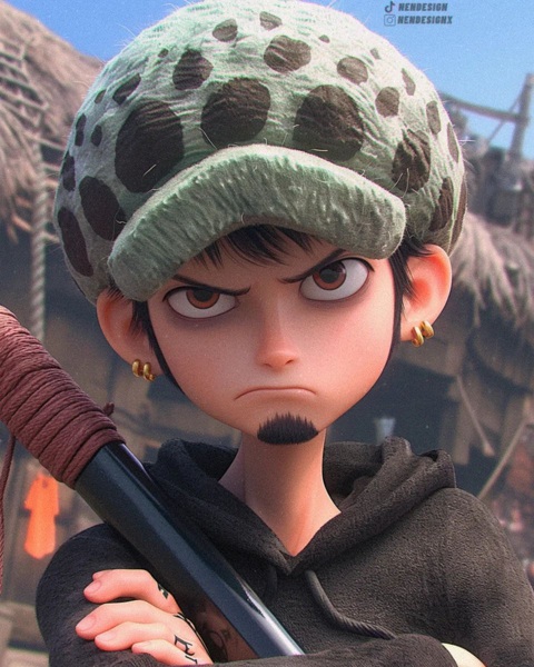 Các nhân vật 'One Piece' lạ mà quen theo phong cách DreamWorks- Ảnh 6. Các nhân vật 'One Piece' lạ mà quen theo phong cách DreamWorks- Ảnh 6.